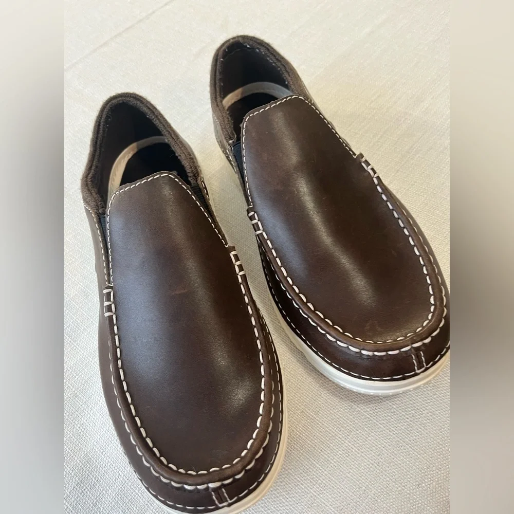 Crocs Men’s Brown Thompson Loafers Slip On Shoes Coffee Color 8M